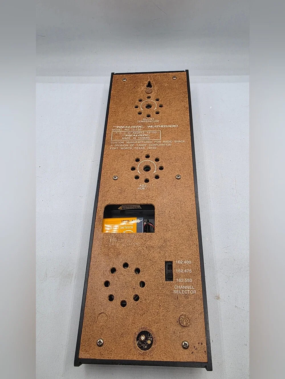 Vintage Rare Realistic Wall Hanging 12-150 Weather Station 3 Channel Radio Gauge